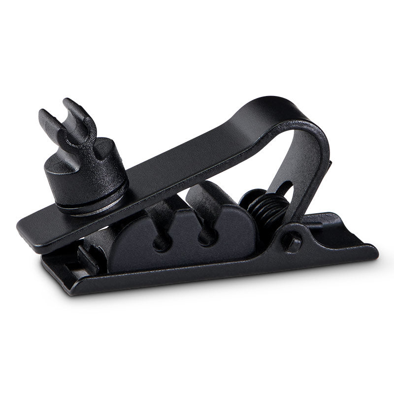 Shure RPMDL4STC Single Tie Clip for DL4 Lavalier (Black / Set of 3)
