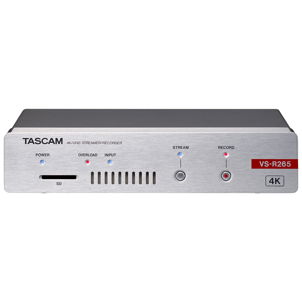 Tascam VS-R265 AV Over IP Encoder and Decoder Appliance for 4K Live Streaming