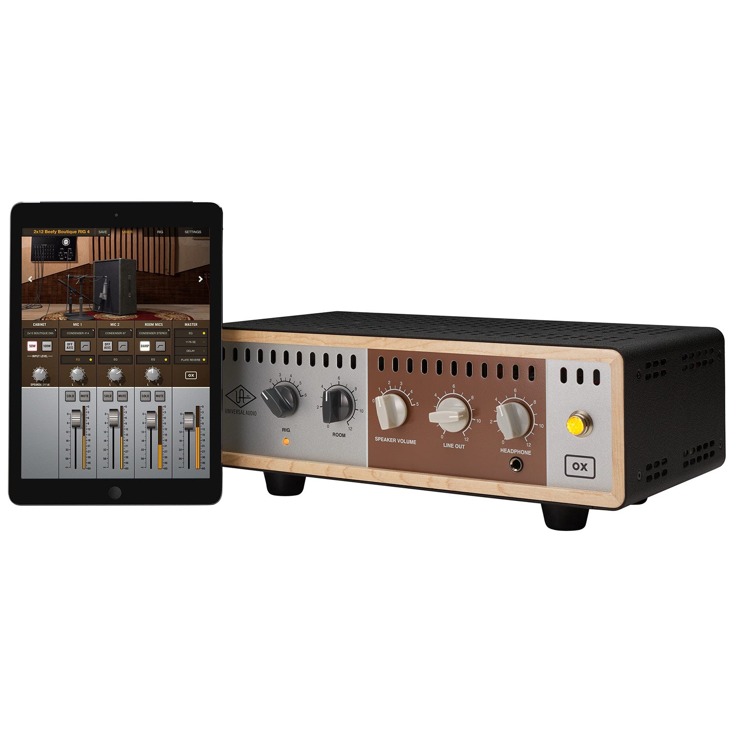 Universal Audio OX Amp Top Box - Guitar Level and Impedance Matching Load Box and Interface