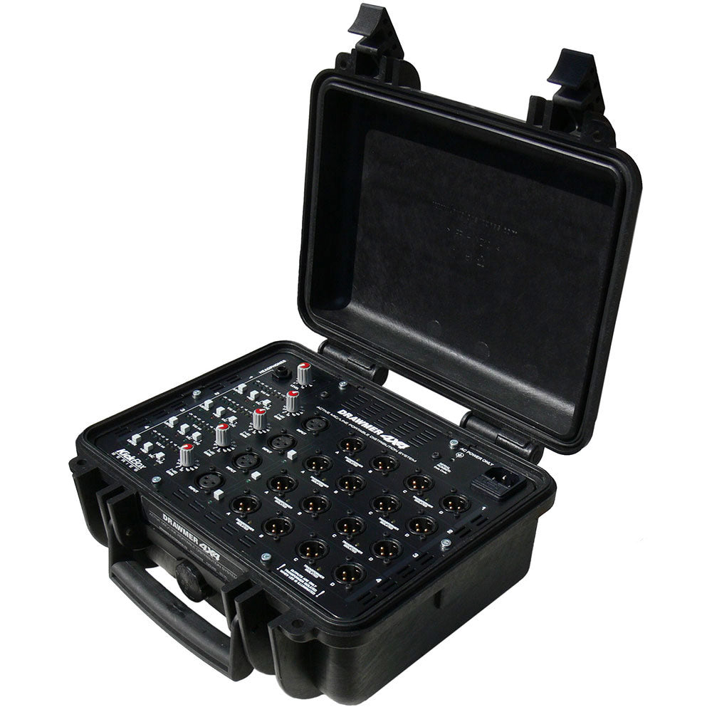 Drawmer 4X4 Kick Box Portable Active 4x16 Active Signal Splitter