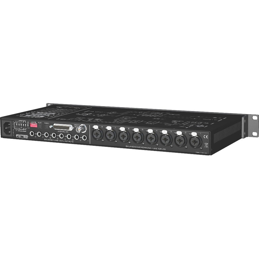 RME Octamic II 8 Channel Microphone Preamp with 192KHz A-D Converter
