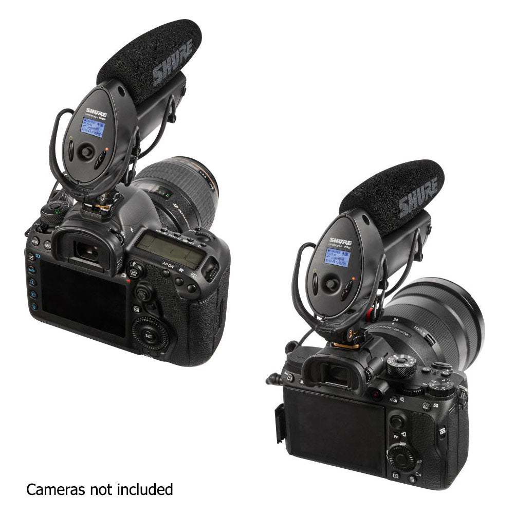 Shure VP83F LensHopper Camera Mount Condenser Microphone with Integrated Flash Recording