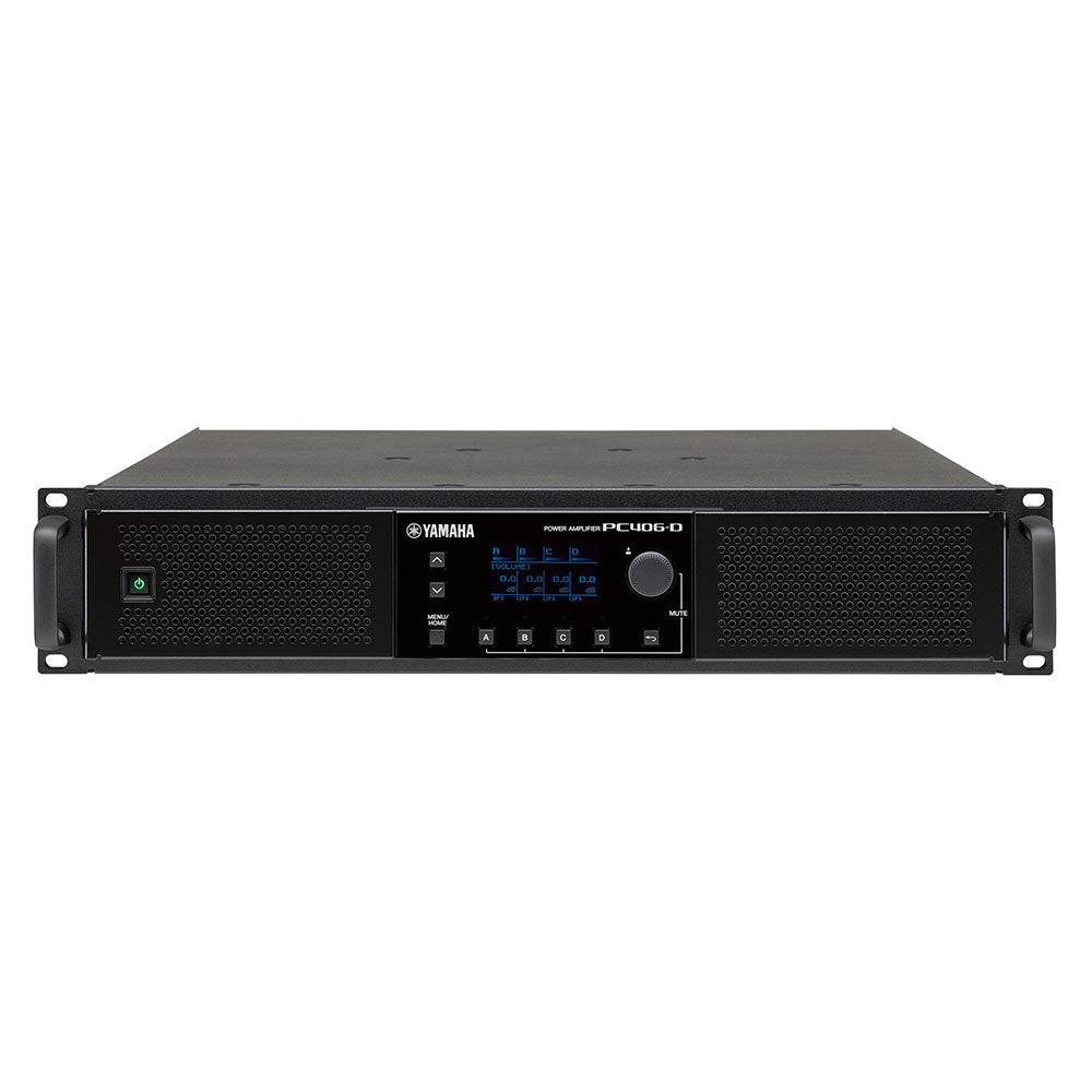 Yamaha PC406-D - Four-Channel Touring Power Amplifier with Dante