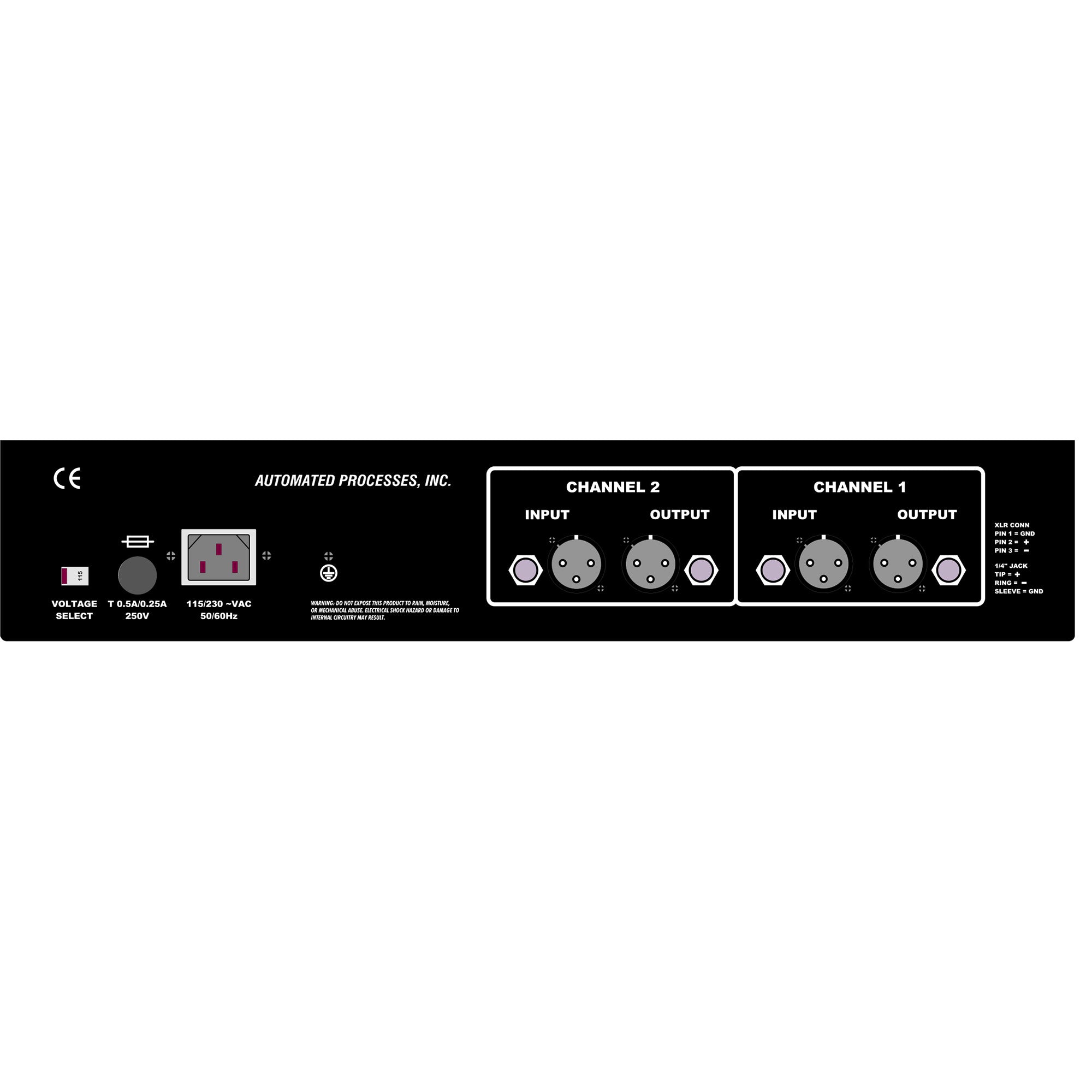 API Select SR24 - Dual Channel Four-Band Equalizer