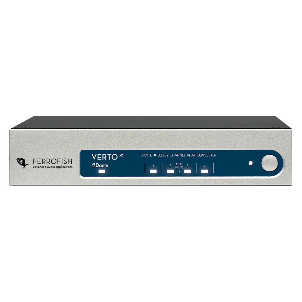Ferrofish Verto 32 - 32-Channel ADAT to Dante Converter