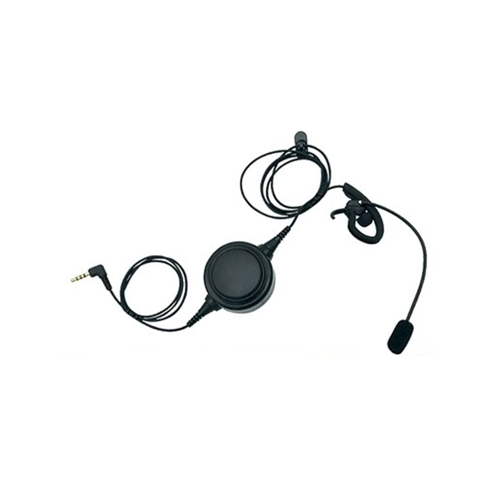 Pliant Technologies PHS-IELPTT-M In-Ear Headset for MicroCom Intercom with PTT Button