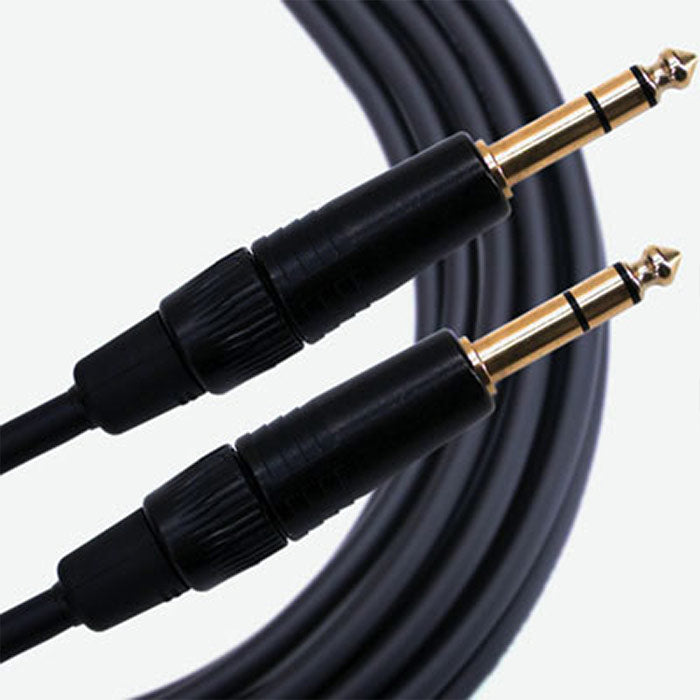 Mogami Gold Series Balanced Patch Cable (1/4 Inch TRS to TRS, 3 Foot)