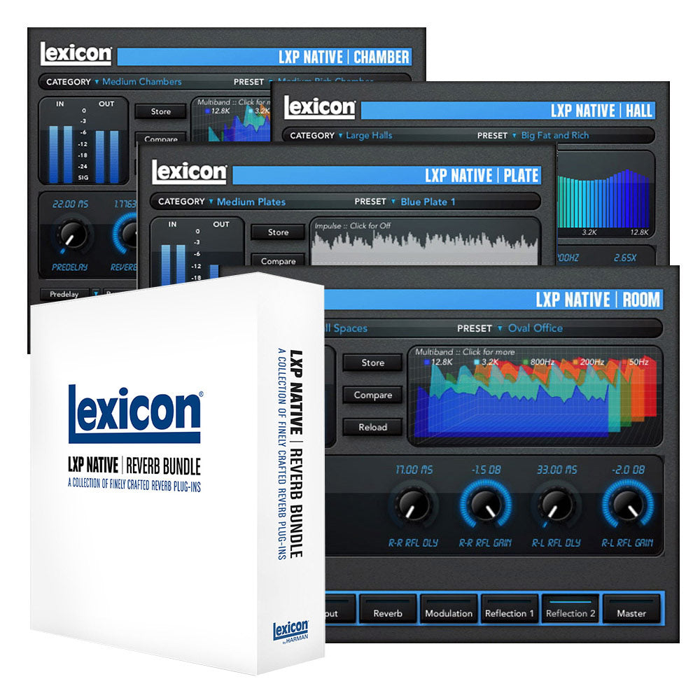 Lexicon LXP Native Reverb Plugin Bundle (VST/AU/AAX/RTAS)