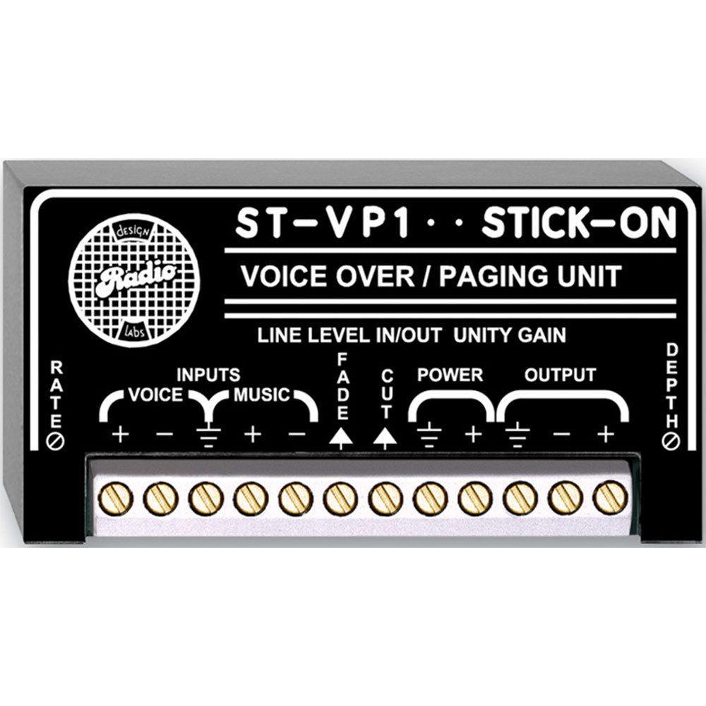 RDL ST-VP1 Voice-Over and Paging Module - 2 Line Inputs and 1 Line Output