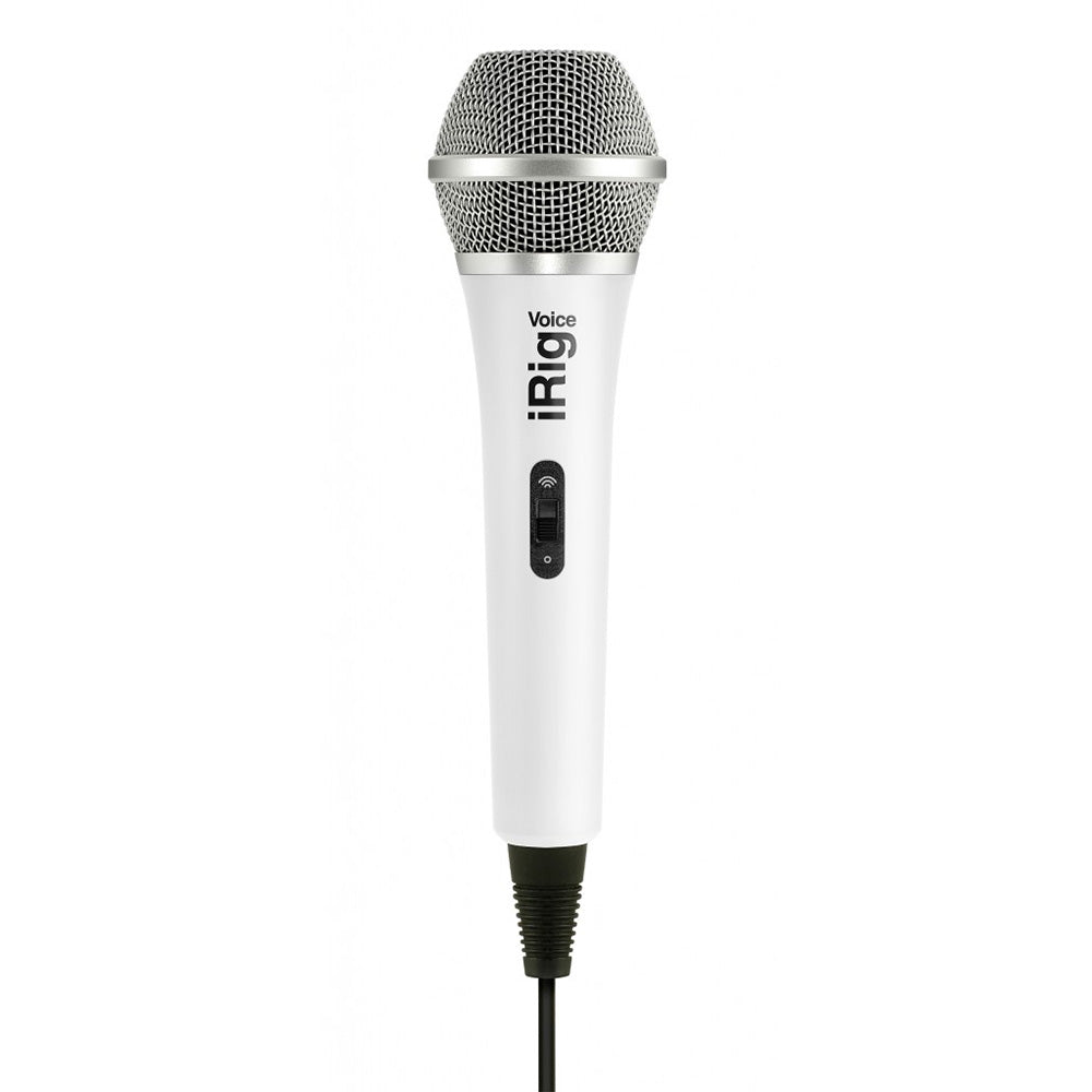 IK Multimedia iRig Voice - Handheld Microphone for Tablets and Smartphones (White)