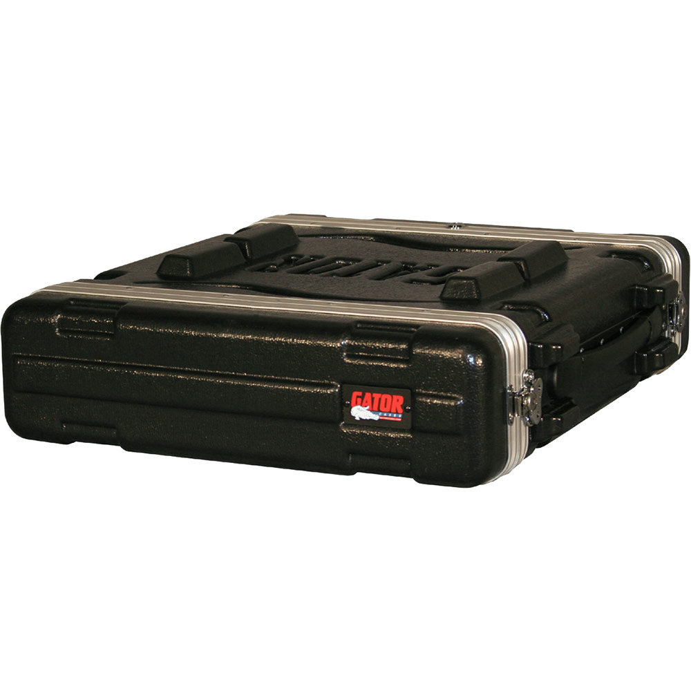 Gator GR-2S ATA 2-Space Shallow Polyethylene Rack with Front and Rear Rack Rails