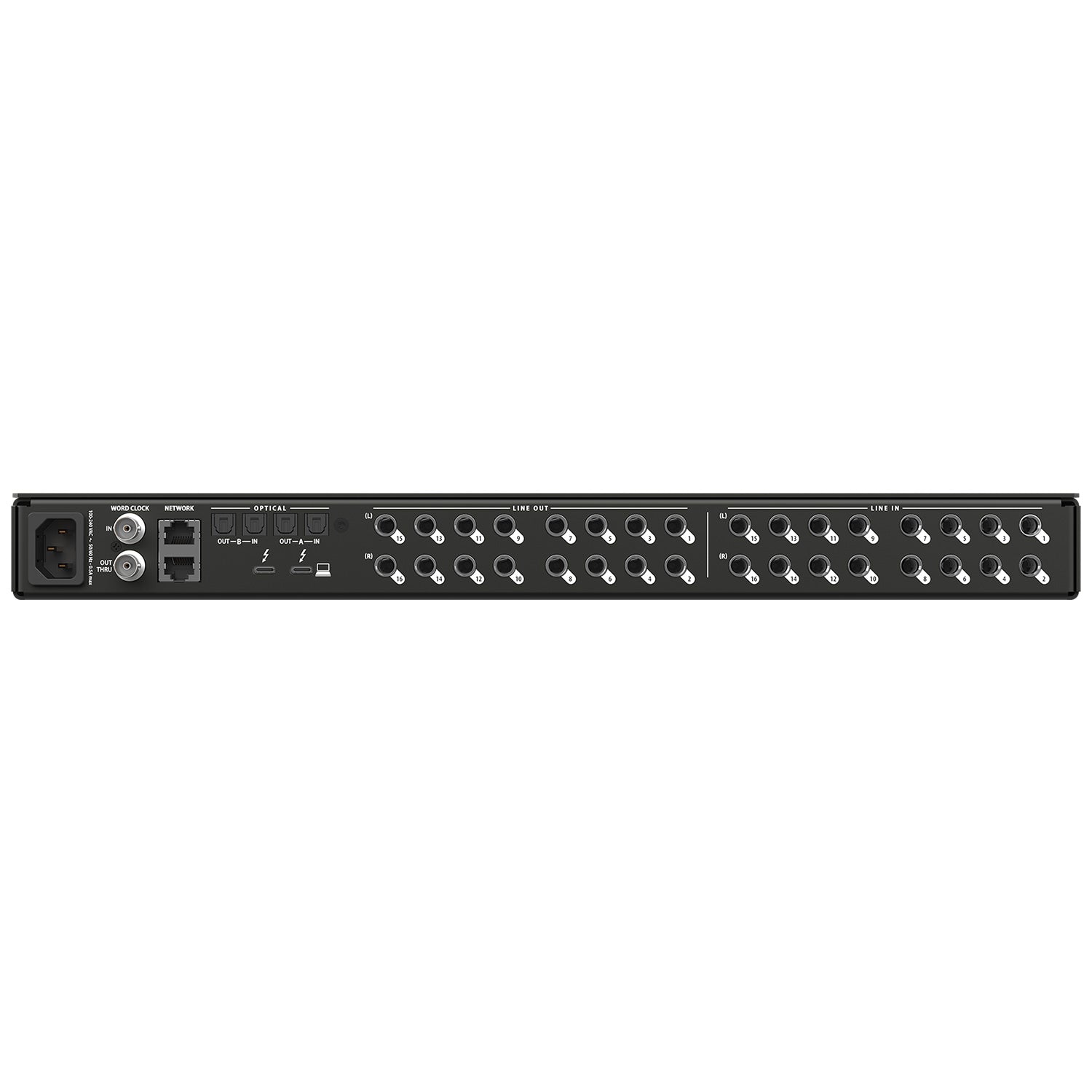 MOTU 16A - 32-Input 34-Output Thunderbolt 4 / USB4 Audio Interface
