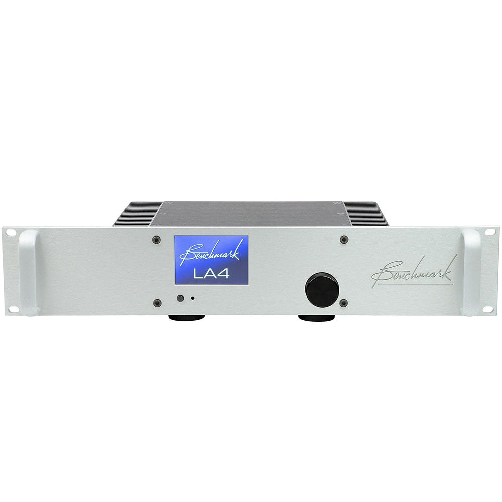 Benchmark LA4 Line Amplifier for Hi-Fi and Studio Power Amps (Silver Rack Mount)