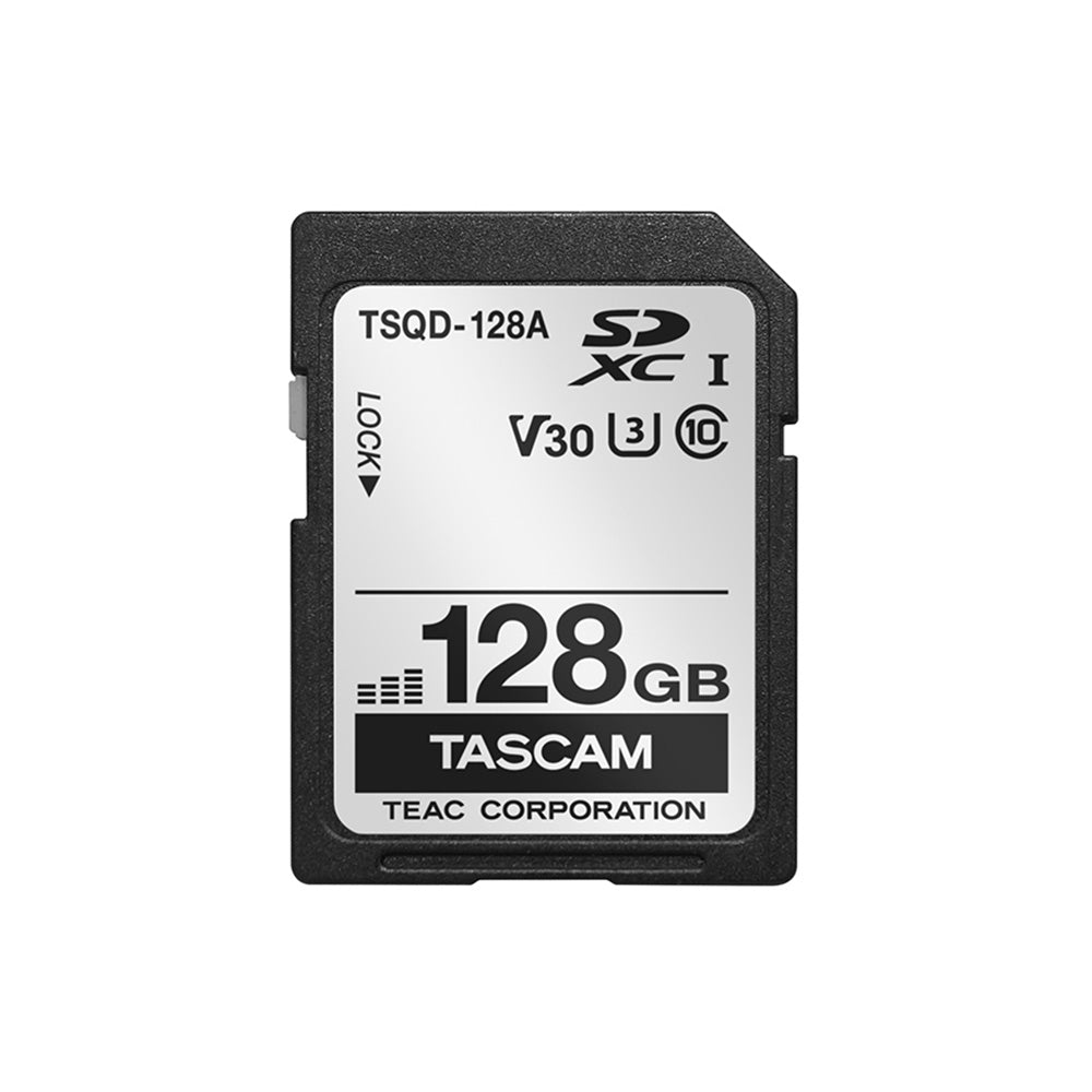 Tascam TSQD-128A - Verified 128GB SDXC Card for TASCAM Products