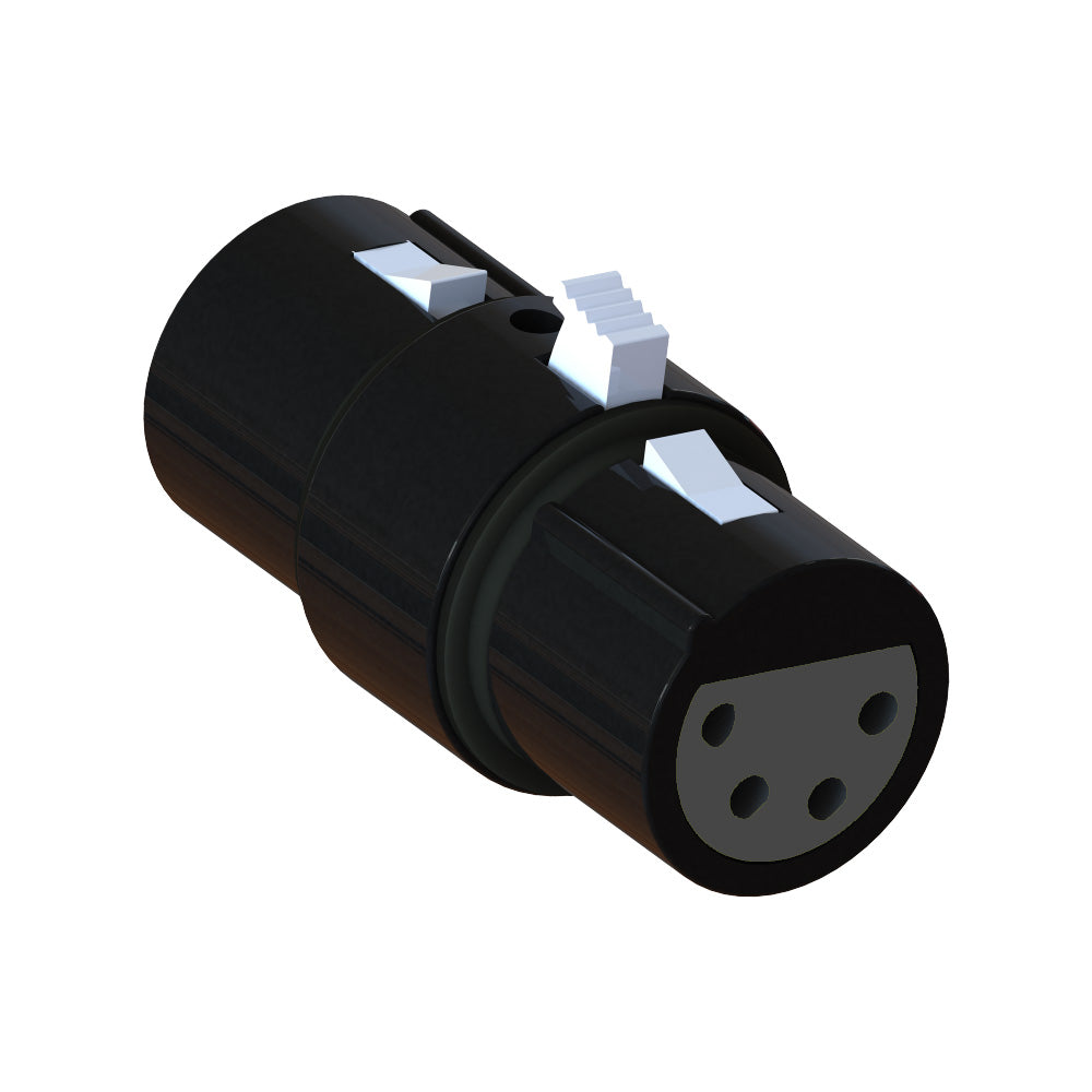 Pliant Technologies PAC-FLX-44 FleXLR XLR4F to XLR4F Headset Cable Adapter