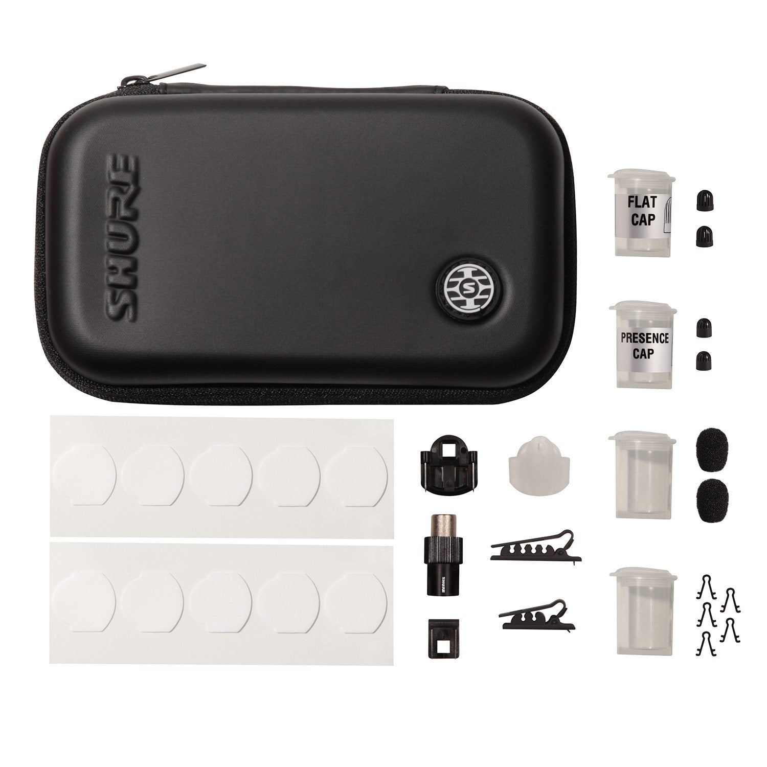 Shure TwinPlex TL47B/O-MTQG-A Subminiature Lavalier Microphone (Low Sens, MTQG, Black)