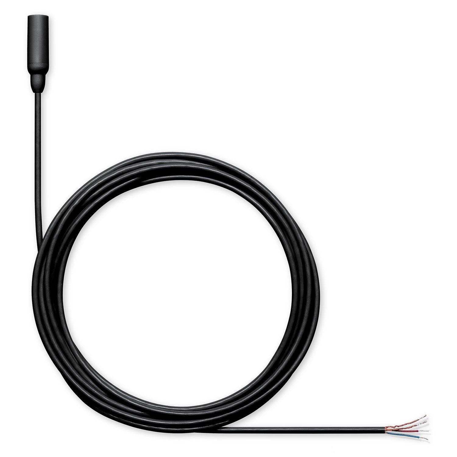 Shure TwinPlex TL48B/O-NC-A Subminiature Lavalier Microphone (Tailored, No Conn, Black)