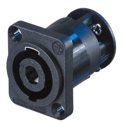 Neutrik NL4MP-ST 4 Pin Speakon Male Panel Receptacle with Screw terminals