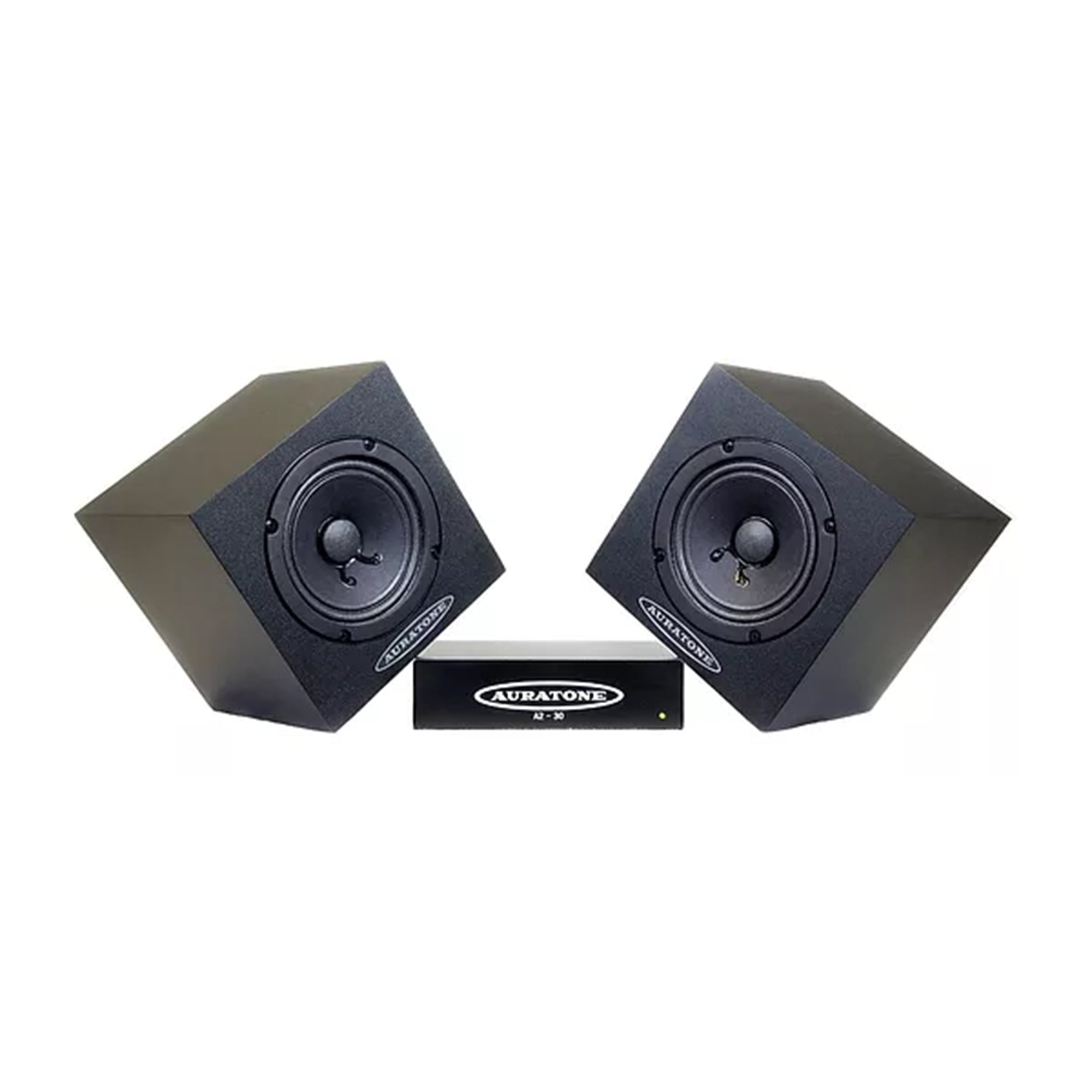 Auratone 5C SuperCubes and A2-30 Monitor Bundle (Black)