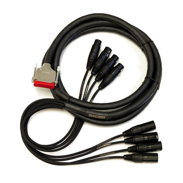 Mogami Gold AES TD DB25 - XLR 8-Channel Digital Audio Snake for Tascam - 10 feet