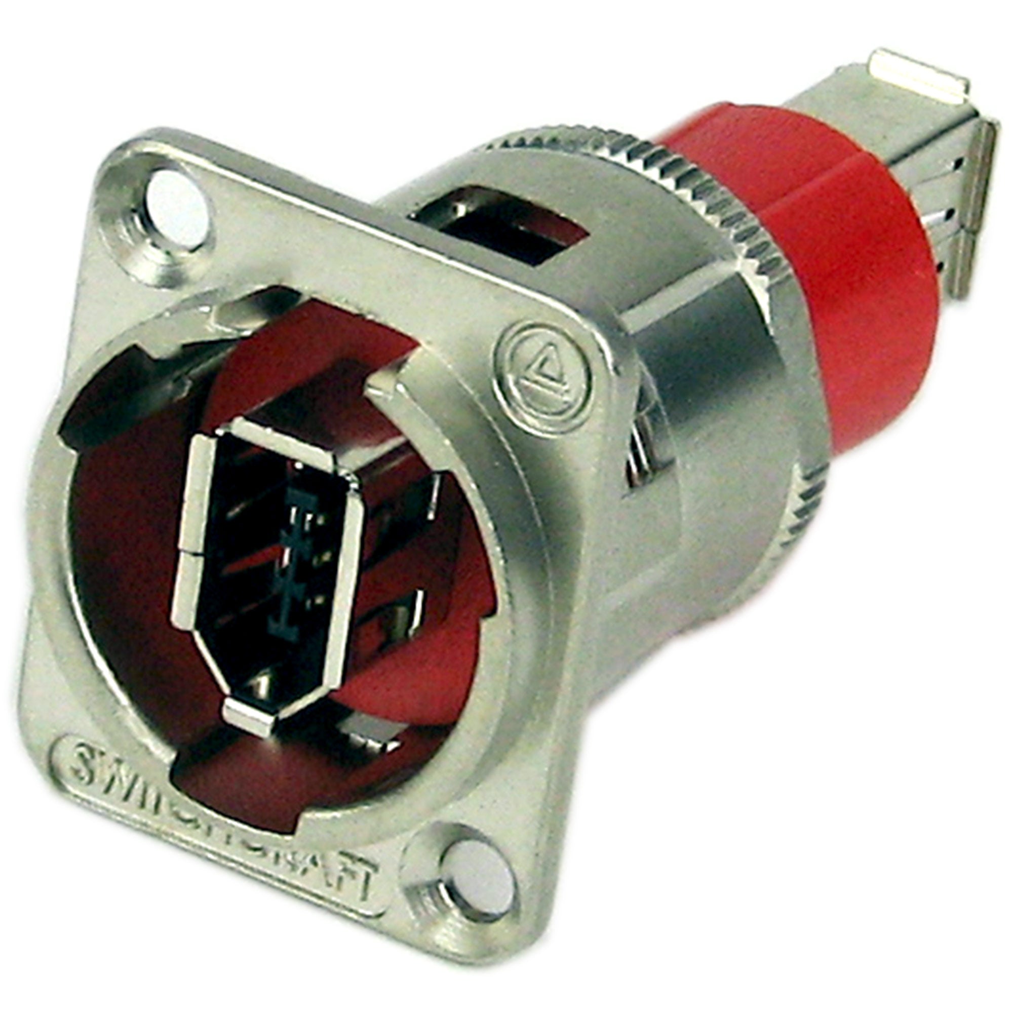 Switchcraft EHFWX2X FireWire Feed Thru Connector (Nickel Finish)