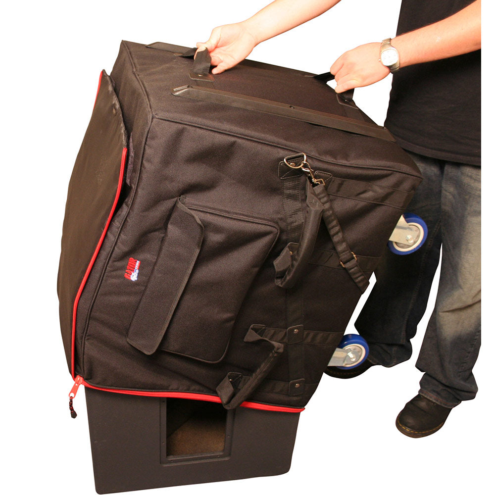 Gator G-SUB2225-24BAG Rolling Subwoofer Nylon Bag with Built in Casters