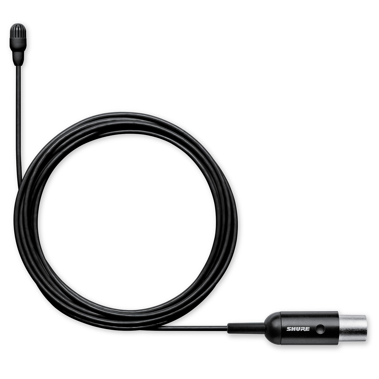 Shure TwinPlex TL46B/O-MTQG Subminiature Lavalier Microphone (Hi Sens, MTQG, Black)