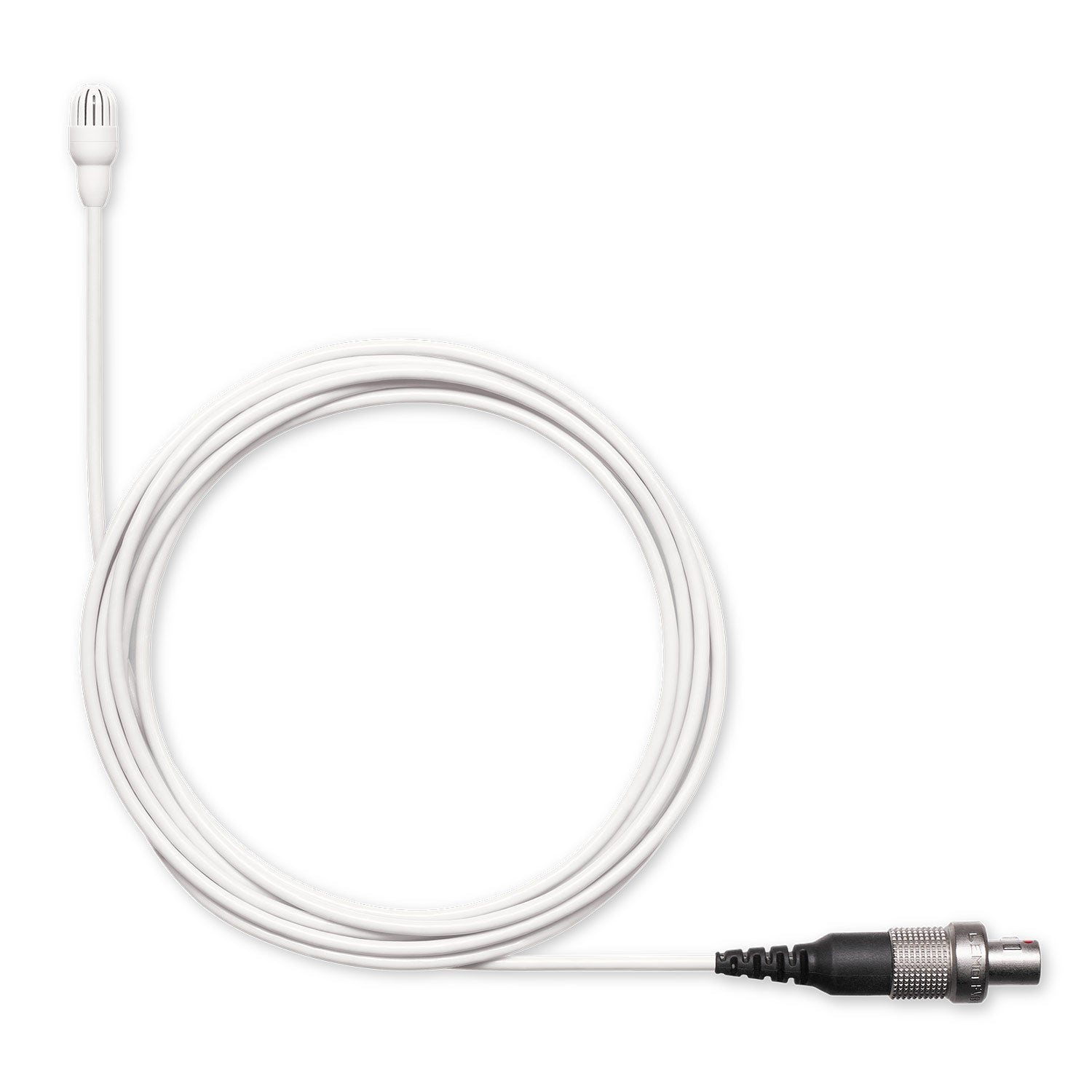Shure TwinPlex TL46W/O-LEMO Subminiature Lavalier Microphone (Hi Sens, Lemo, White)