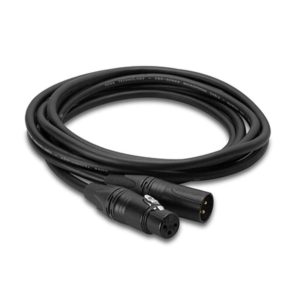 Hosa CMK-025AU Neutrik XLR3F to XLR3M Edge Microphone Cable, 25 feet