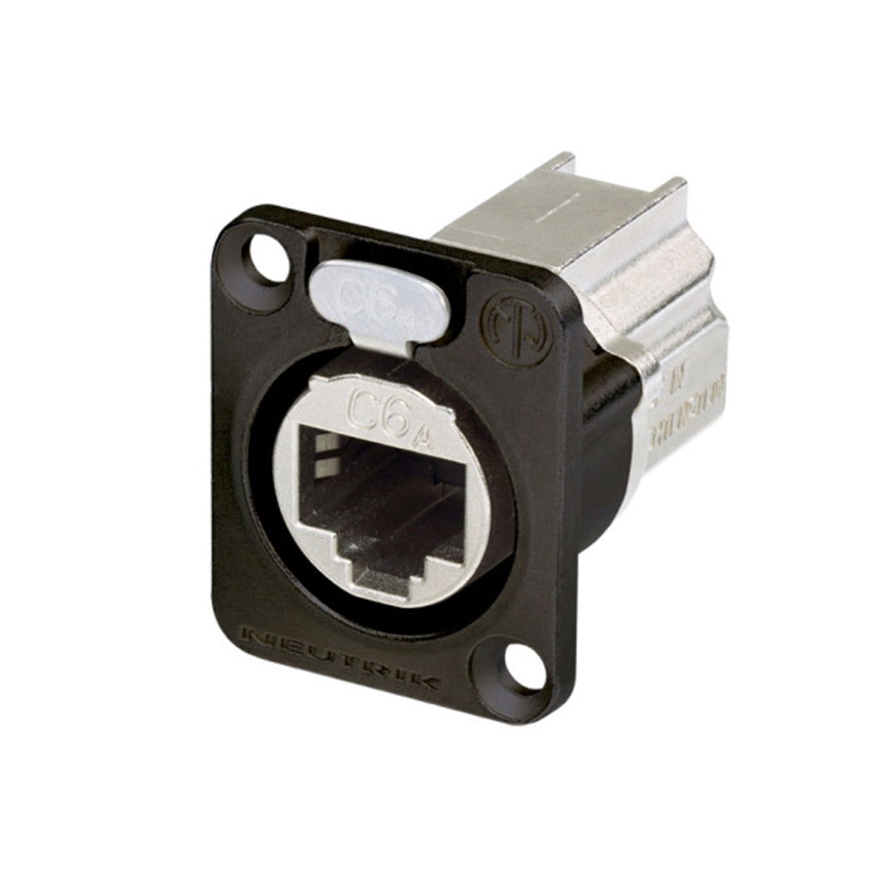 Neutrik NE8FDX-P6-B EtherCON Cat6a D-Series Feed-Thru (Black)