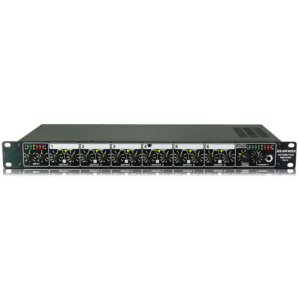 Drawmer DA6 6-Way Balanced Distribution Amplifier