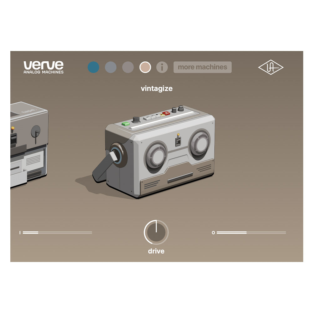 Universal Audio Verve Analog Machines Essentials (Native VST/AU/AAX)