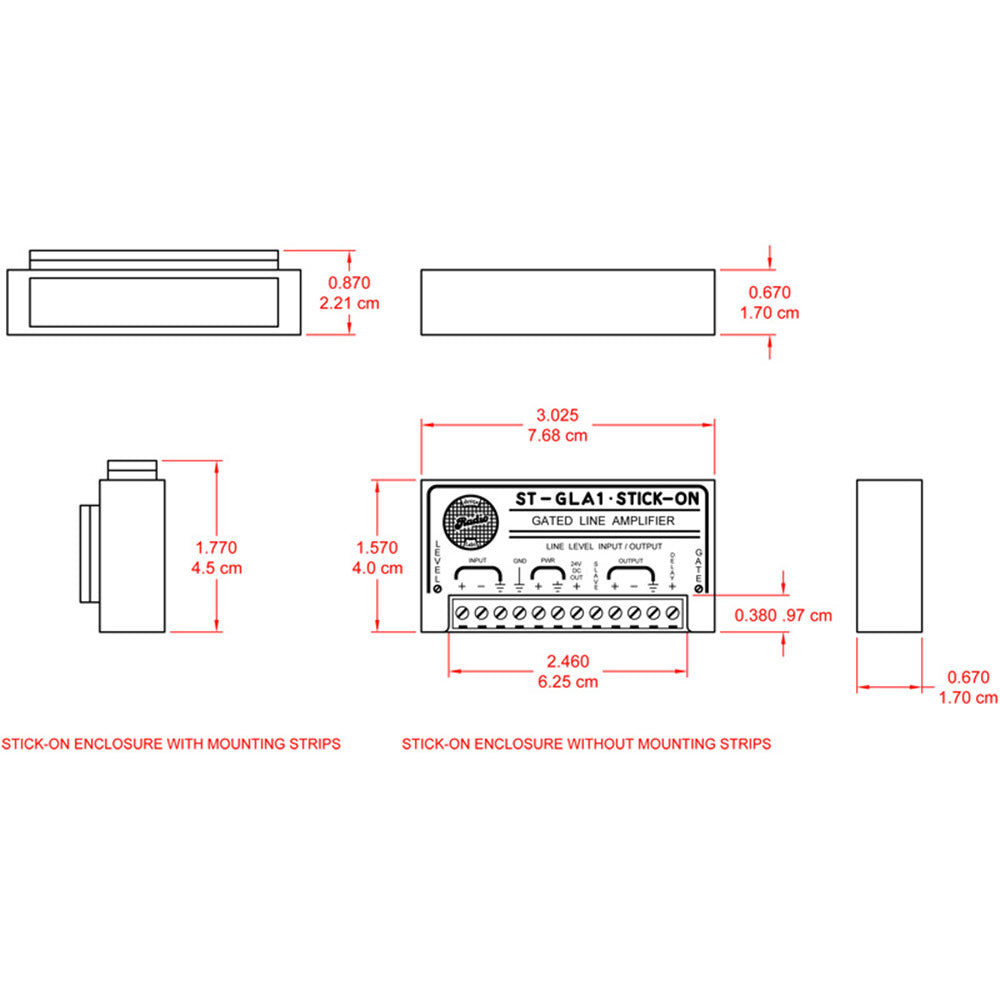 RDL ST-GLA1 Gated Line Amplifier - Noise Gate