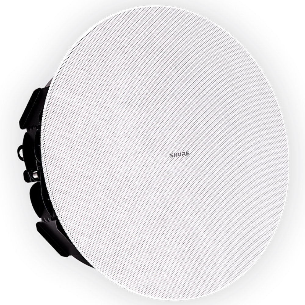 Shure MXN5W-C - MicroFlex Dante-Networked Ceiling Loudspeaker and Tile Bridge Bundle