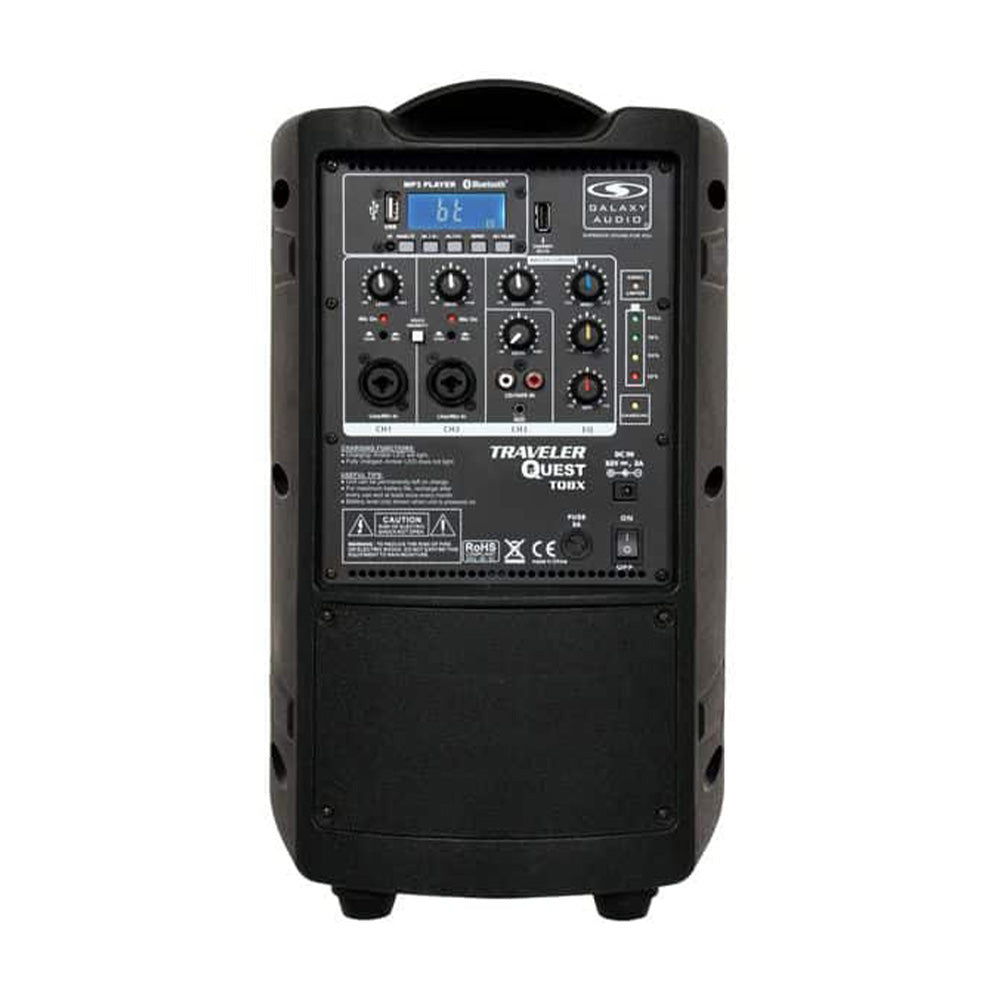 Galaxy Audio TQ8X - Traveler Quest 8X Portable PA System