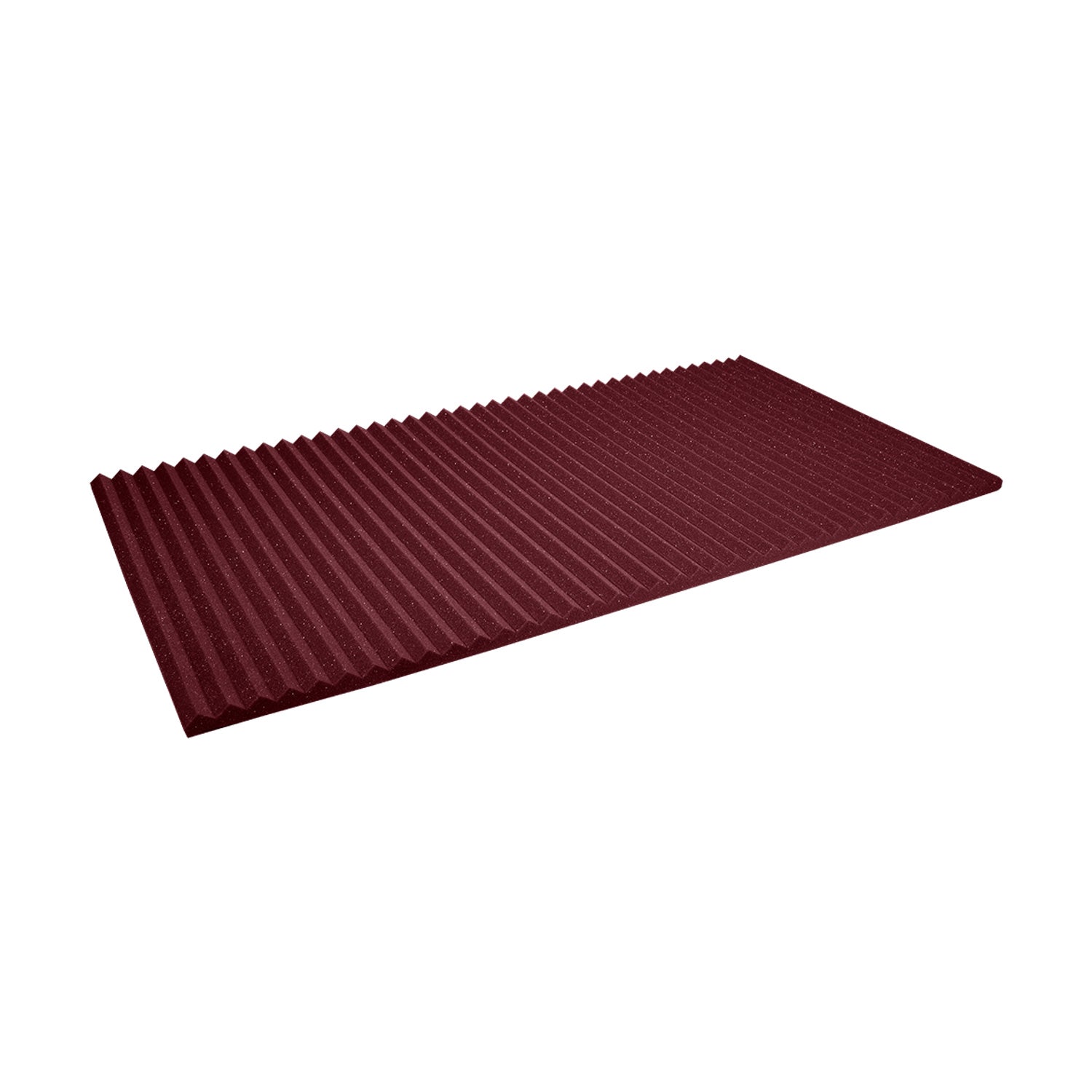 Auralex 1" Studiofoam Wedge - 2x4 Foot Absorption Panel (Burgundy / Box of 20)