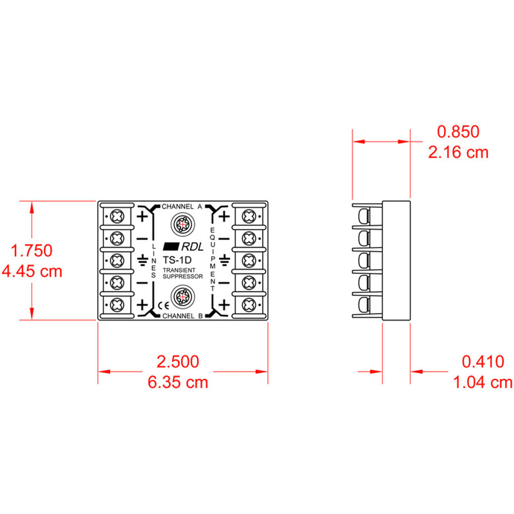 RDL TS-1D Transient Suppressor