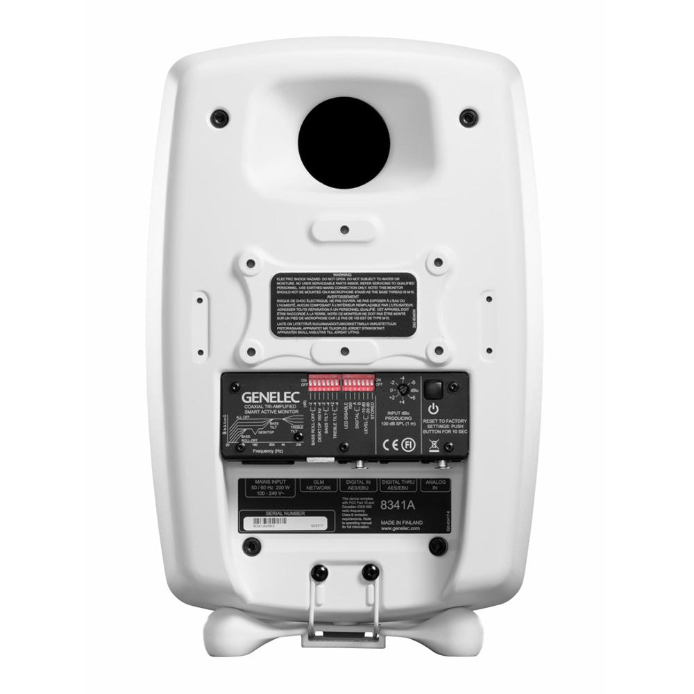 Genelec 8341AW 3-Way SAM Studio Monitor (White/Single)