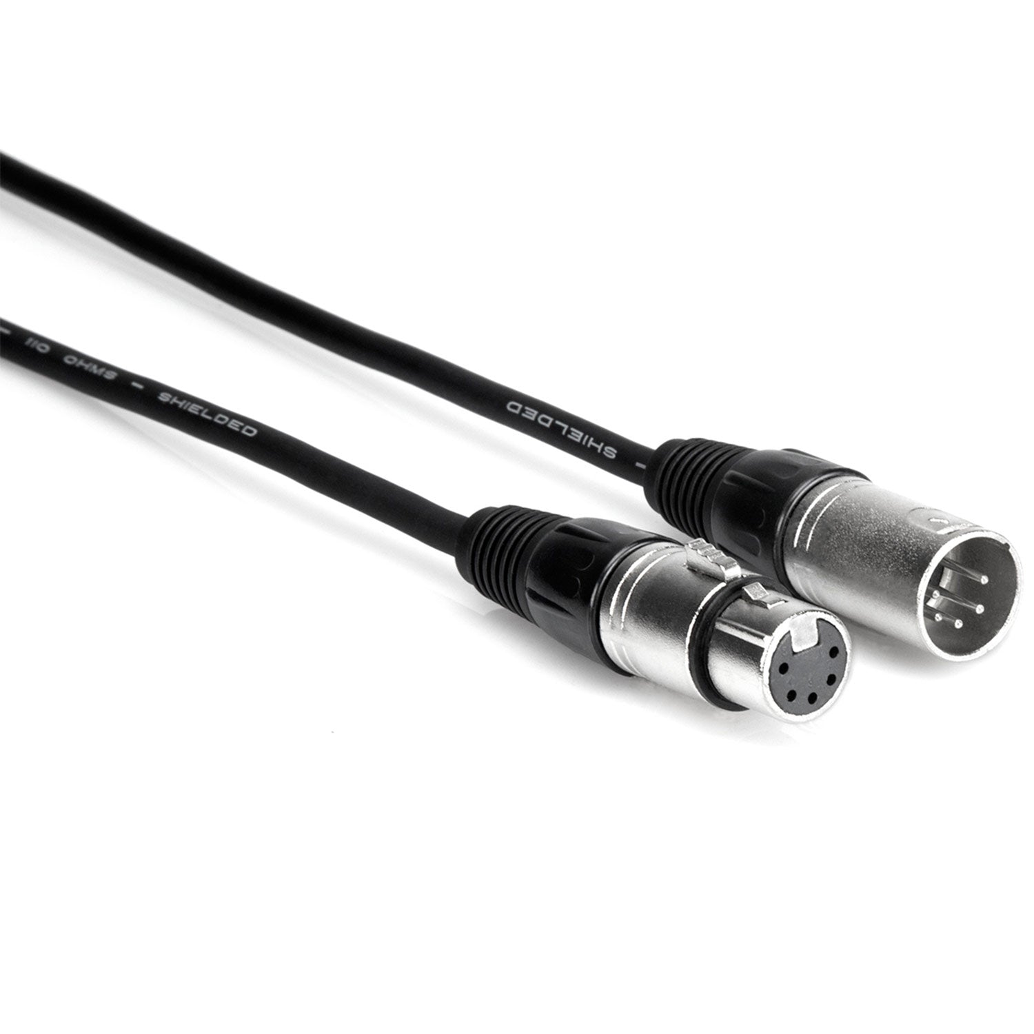 Hosa DMX-550 DMX512 Cable, XLR5M to XLR5F, 24 AWG X 2 OFC, 110-ohm Cable, 50 feet