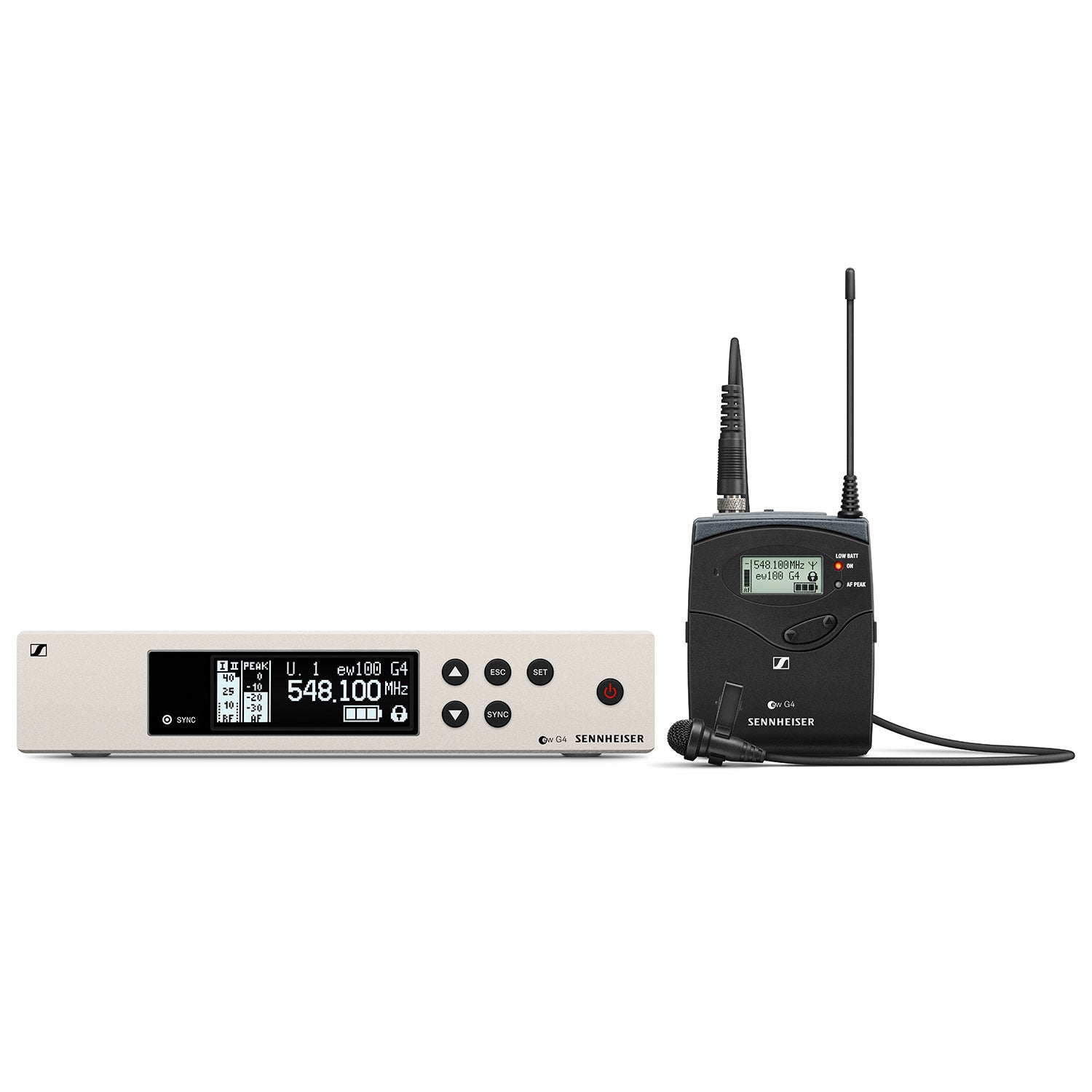 Sennheiser EW 100 G4-ME2 Evolution Lavalier Wireless System (A Band/518-554 MHz)