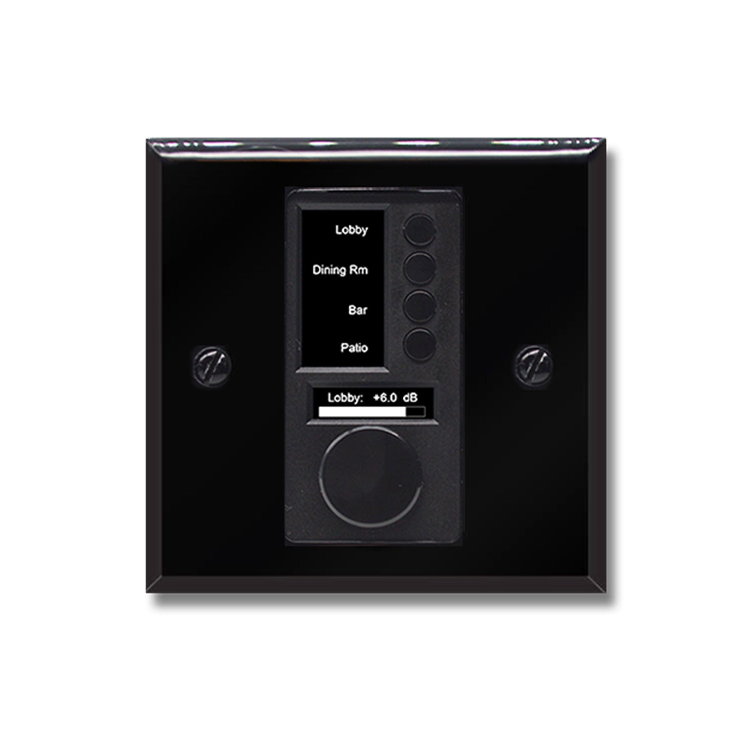 Symetrix W3 - Wall Mount IP Controller for Symetrix DSP Systems (Black / Euro)