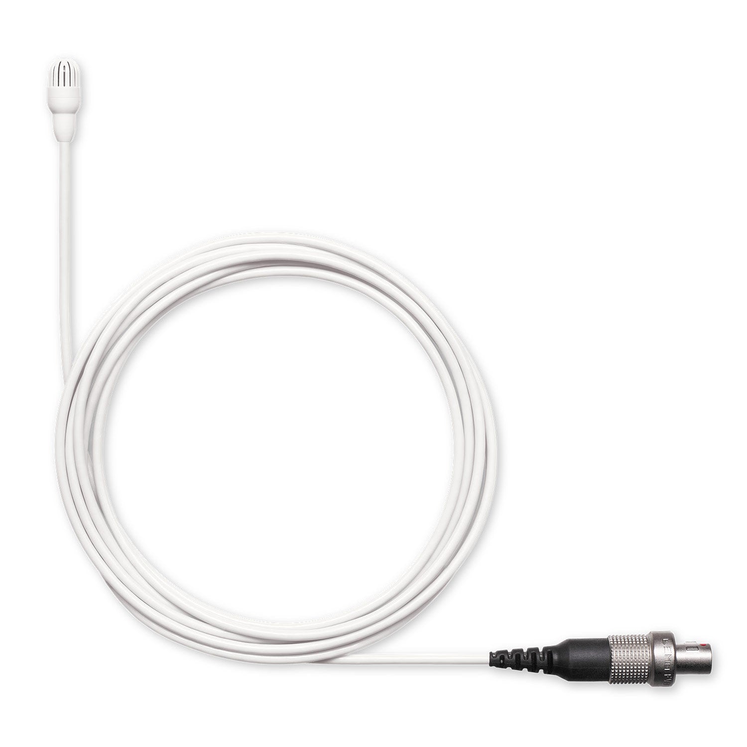 Shure TwinPlex TL47W/O-LEMO Subminiature Lavalier Microphone (Low Sens, Lemo, White)