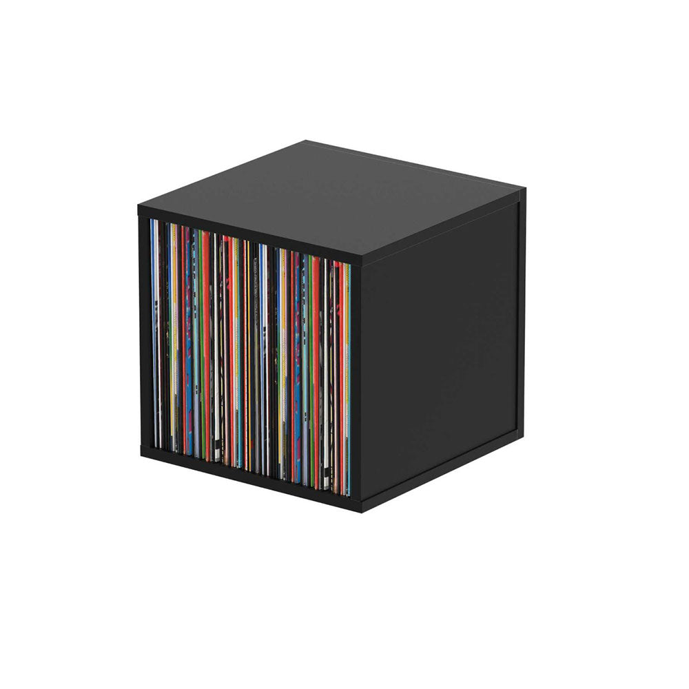 Glorious Record Box 110 - Modular Vinyl Storage Box (Black)