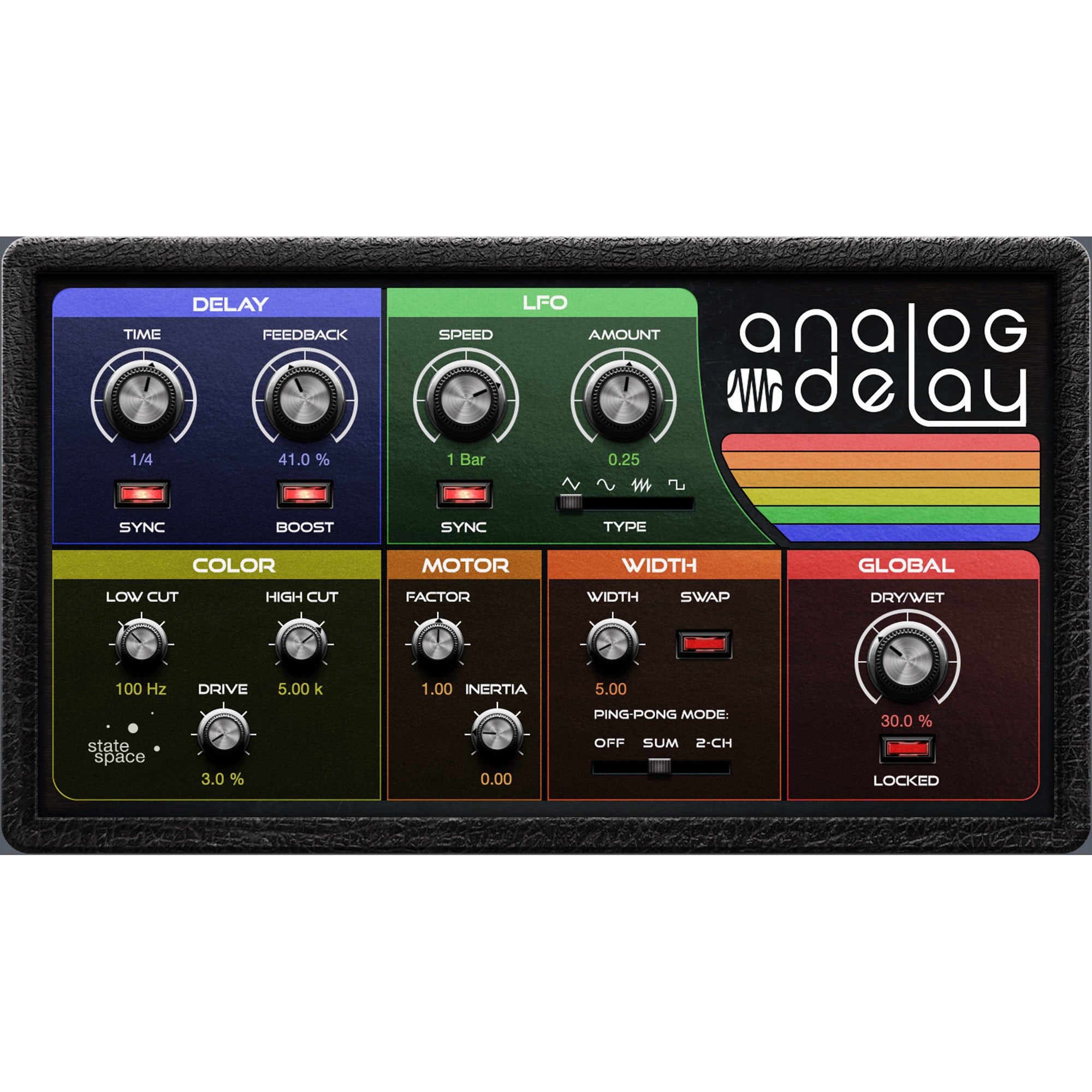 Presonus Analog Delay - Classic Delay Effect Plugin (VST/AU/AAX)