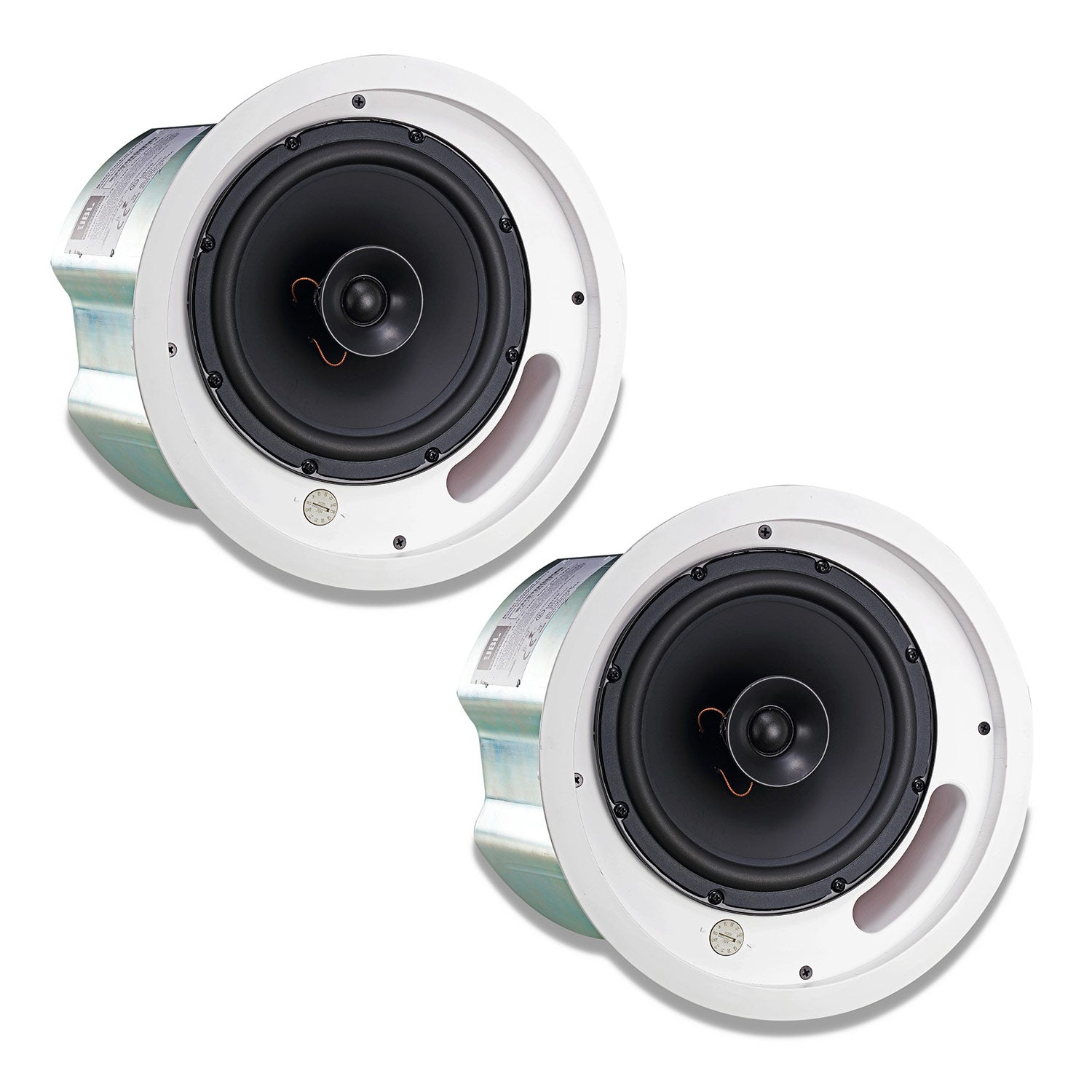 JBL Control 18C/T 2-Way 8-Inch Ceiling Loudspeaker (White)