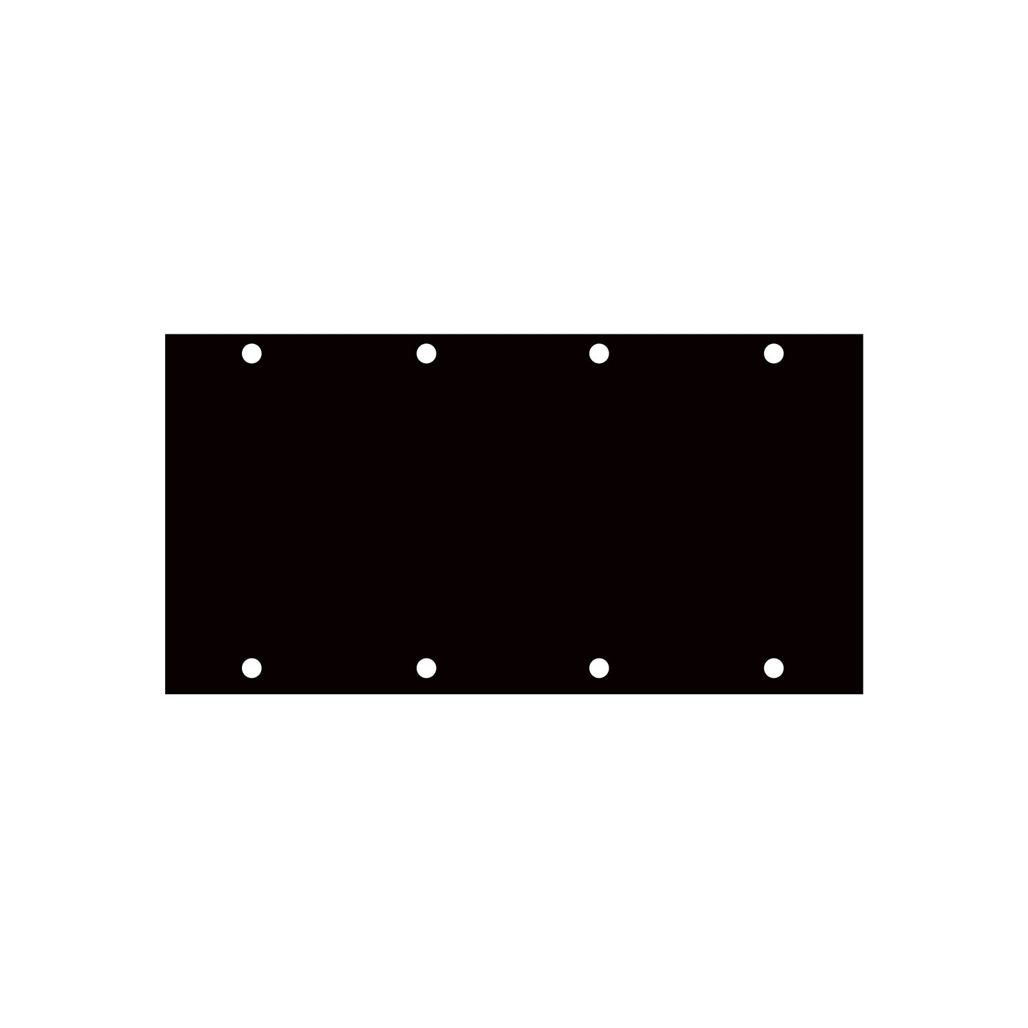 Middle Atlantic UCPB2 Double Width Blank UCP Panel