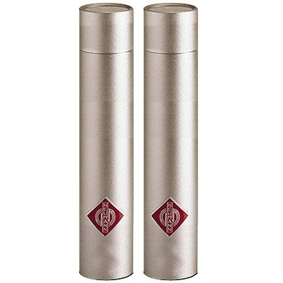 Neumann SKM 183 NI Small Diaphragm Omnidirectional Microphone Matched Stereo Pair - Nickel