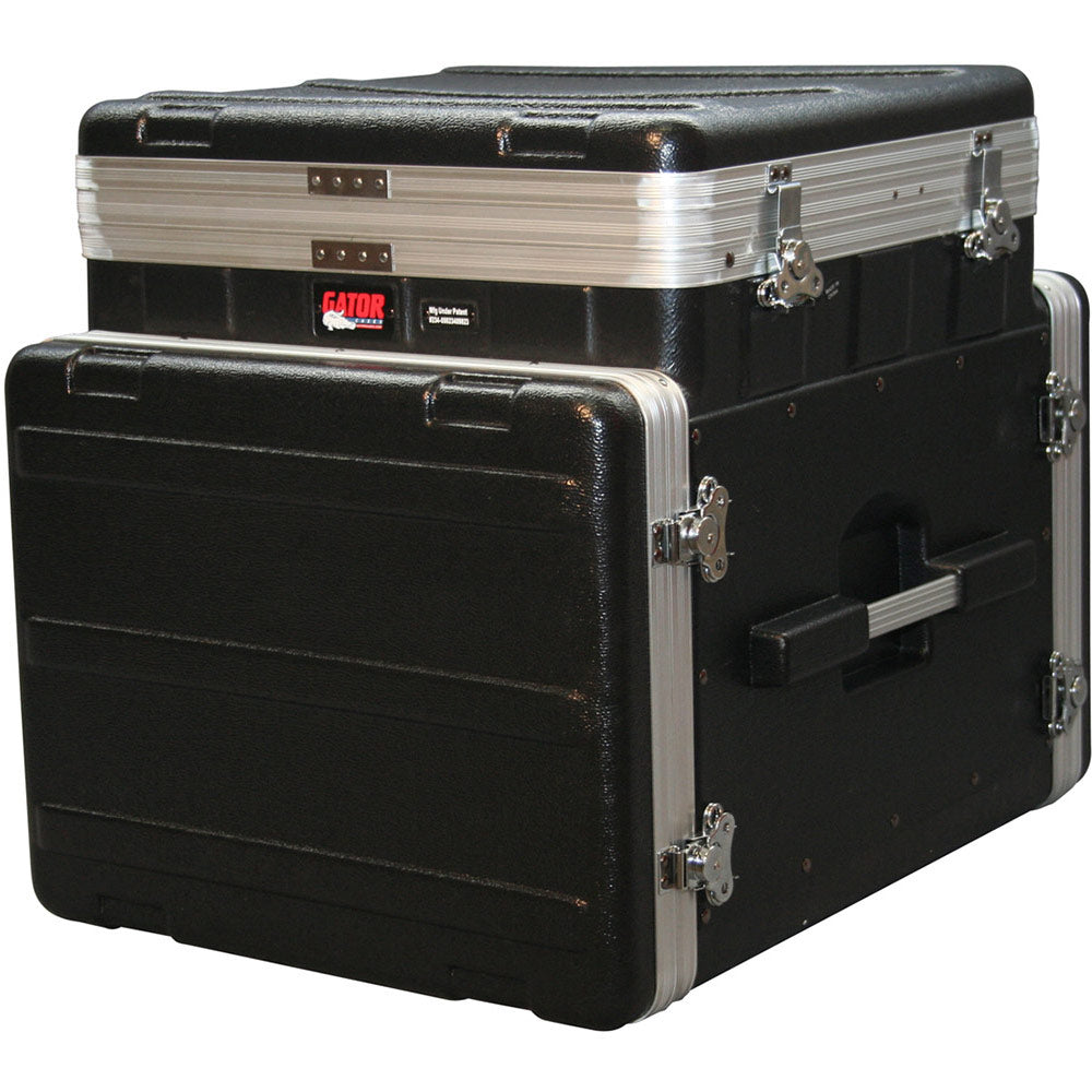 Gator GRC-10X8 PU Polyethylene Pop-Up Console Rack with 10-U Slant Top over 8-U Bottom