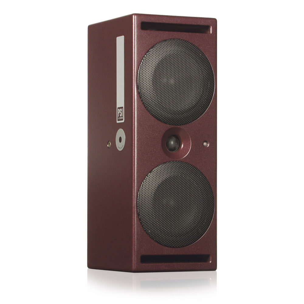 PSI Audio A214-M - Active Two-Way Center Channel Reference Monitor (Red)