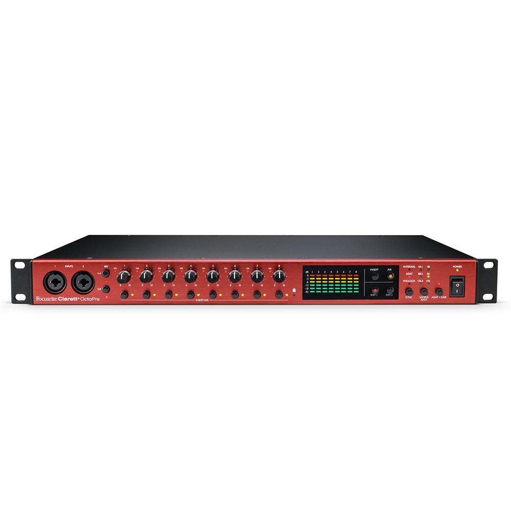Focusrite Clarett+ OctoPre - Eight-Channel Preamp with ADAT Output